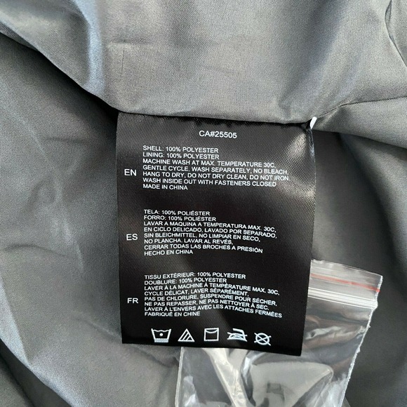 Noize Mens Colorblock Panel Nylon Hoodie Jacket Zip Up Black L Large - Picture 7 of 9